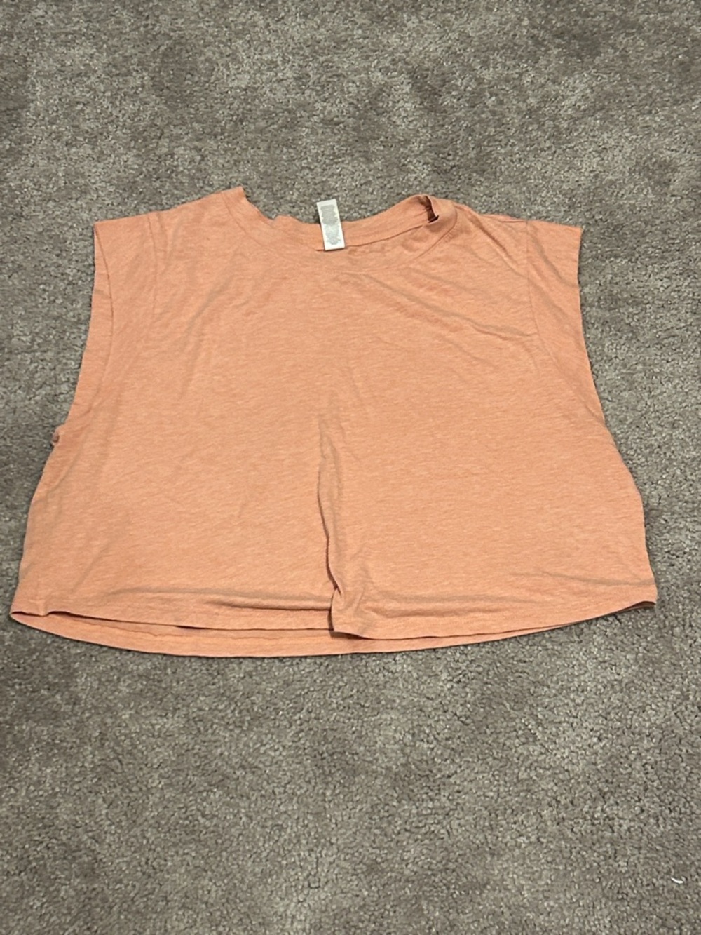 🎁Sleeveless Cropped Tank Top in Peach